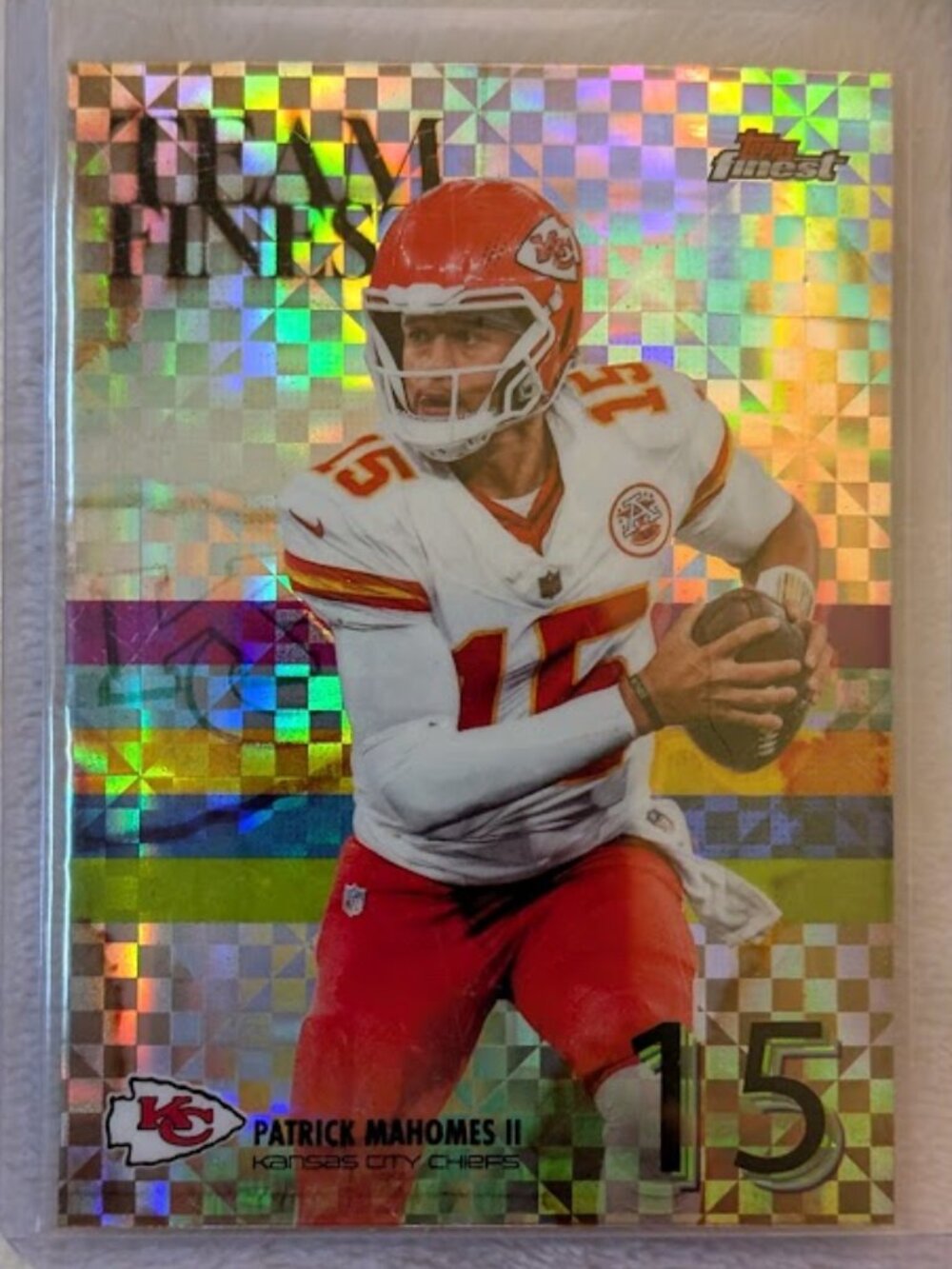 2025 Topps Finest Team Finest PATRICK MAHOMES II TF-3